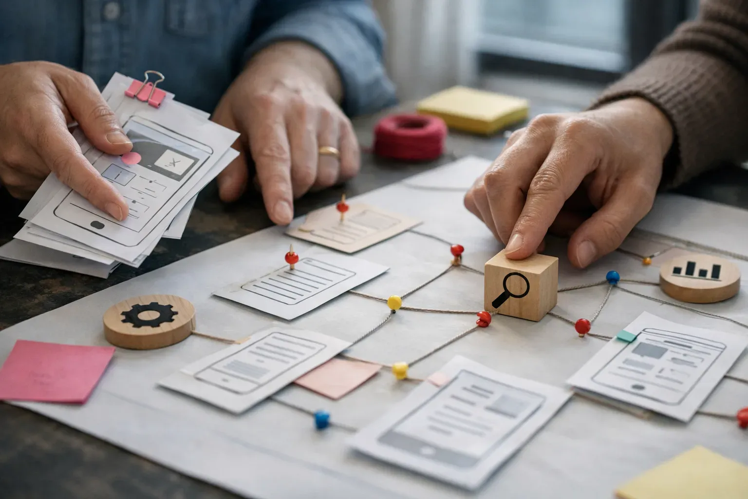 Editorial photograph illustrating What teams usually use product context for  The most useful product context jobs are practical: