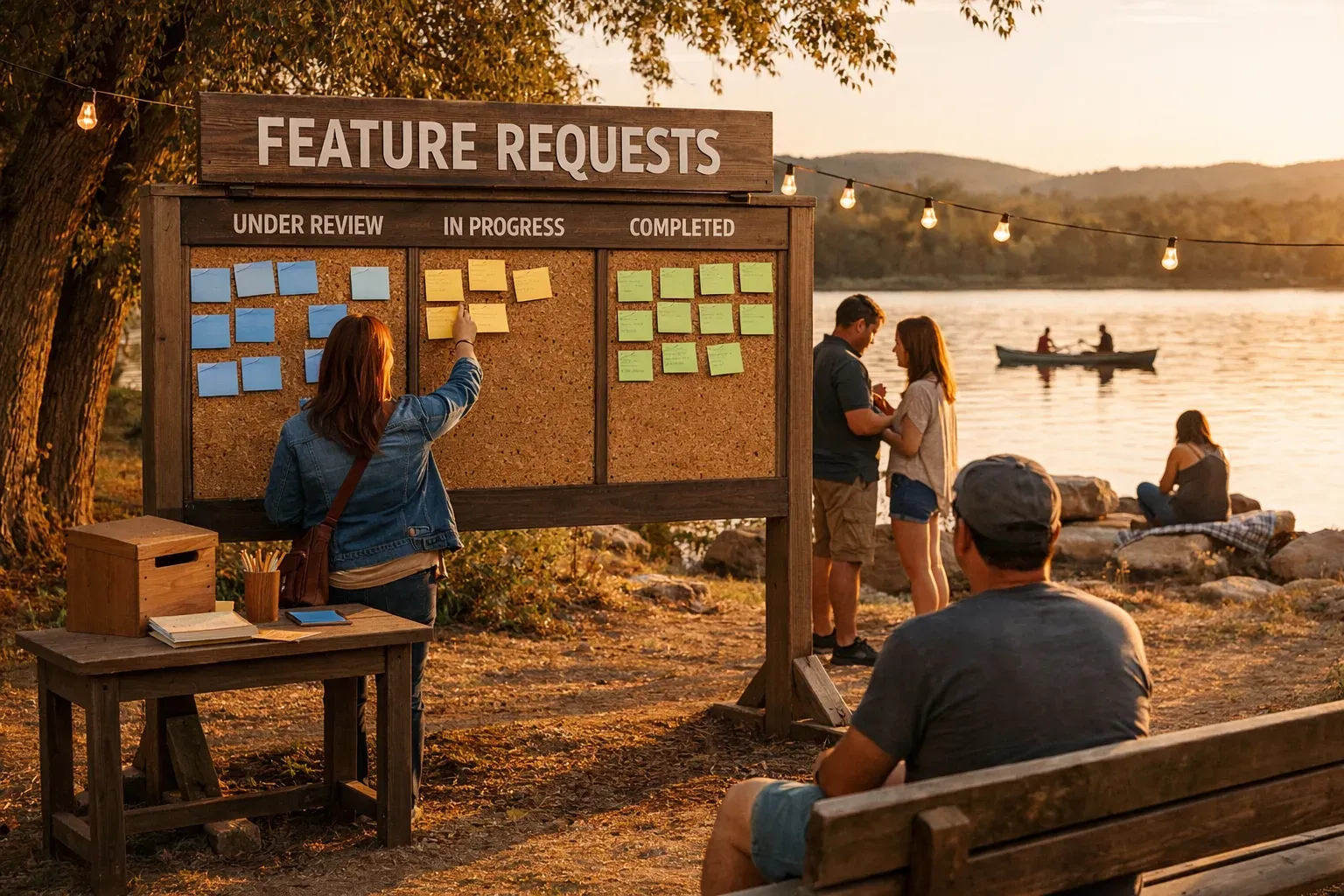 Editorial photograph illustrating 5. Canny: for collecting and managing feature requests  Canny is a focused option to evaluate when your main need is a structured place for product feedback and feature requests. I