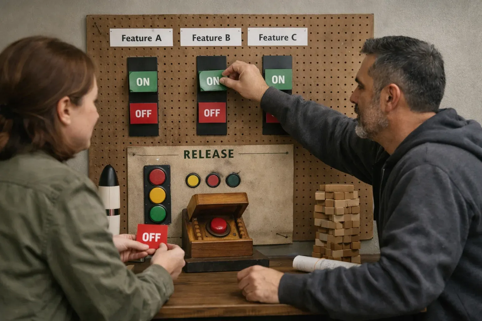 Editorial photograph illustrating 9. LaunchDarkly: for focused feature management LaunchDarkly is a focused option when feature flags and release controls are the central need. It may make sense if the team wants