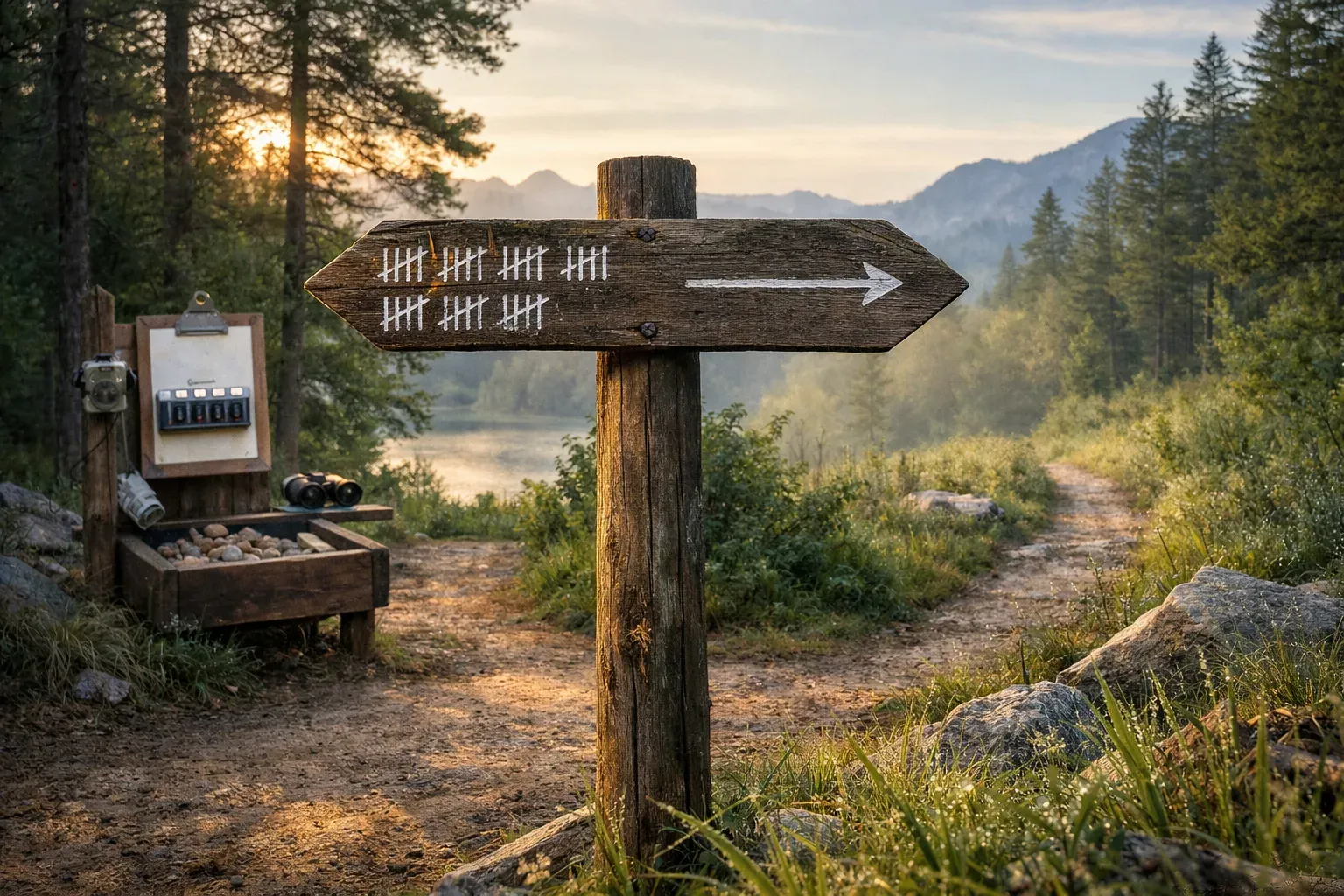Editorial photograph illustrating 6. Read adoption alongside other measures  Adoption rate measures breadth: how many eligible users or accounts used a feature at least to your defined threshold. It does not show h