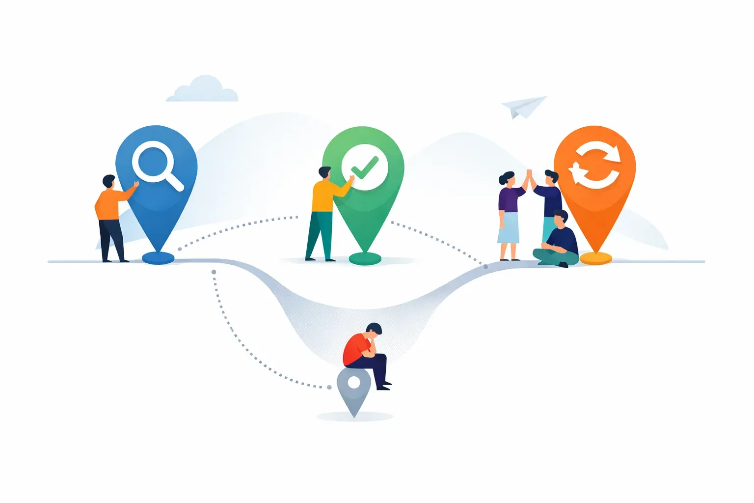 Conceptual illustration for Product Analytics Tools for Adoption Tracking: A SaaS Guide