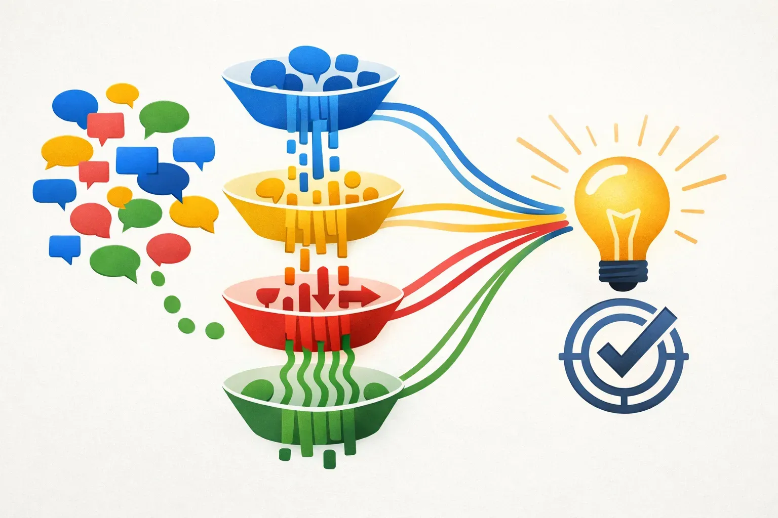 Conceptual illustration for Social Listening for B2B SaaS: Turn Signals Into Product Action